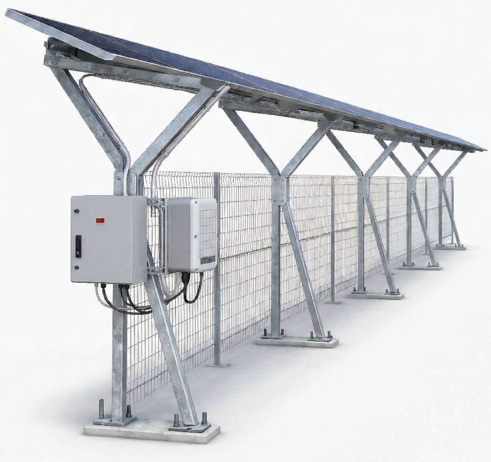 מערכת PV על גדר סולארית